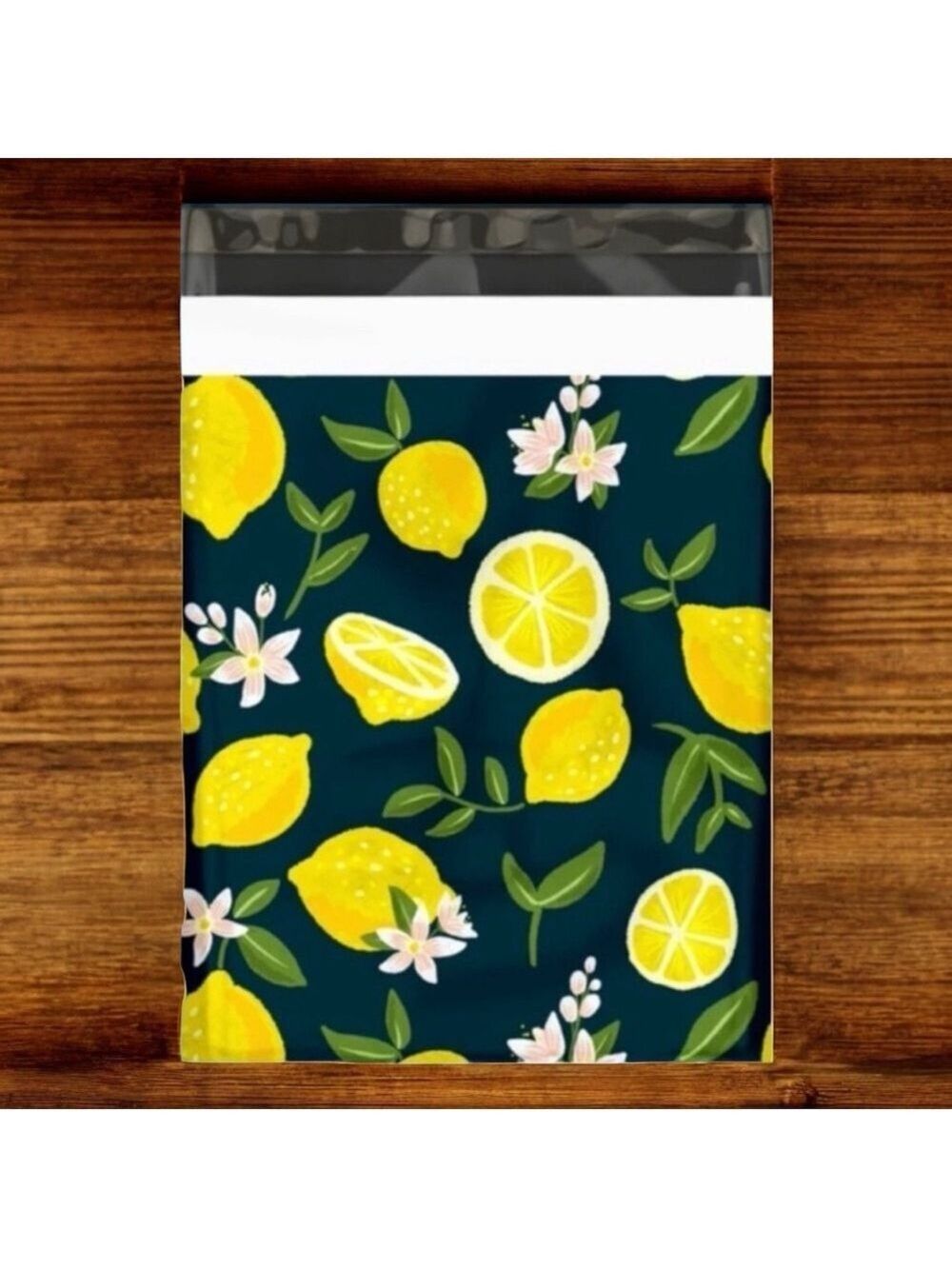 25 10X13 Poly Mailers Lemon and Blossoms Shipping Envelopes Bags PRICE IS FIRM - Picture 5 of 15